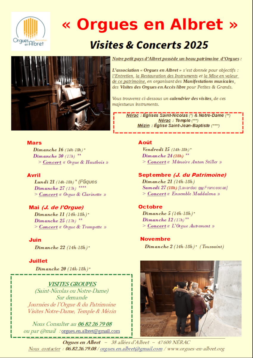You are currently viewing Visites des Orgues 2025